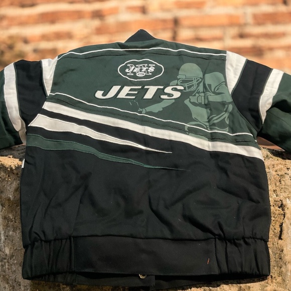 Youth Large NFL Jets Snap Closure Coat. NWT. - Picture 5 of 12